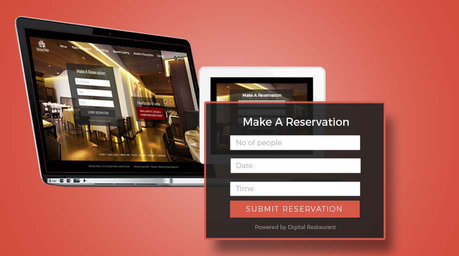 Online reservations and ordering